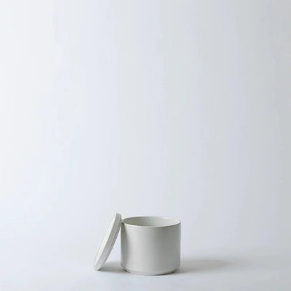Solid Goods - Ceramic Cylinder with Saucer - Fluent Trends