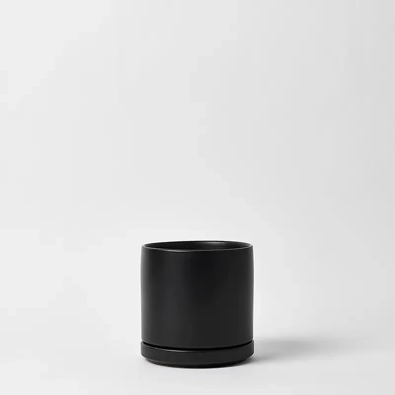 Solid Goods - Ceramic Cylinder with Saucer - Fluent Trends