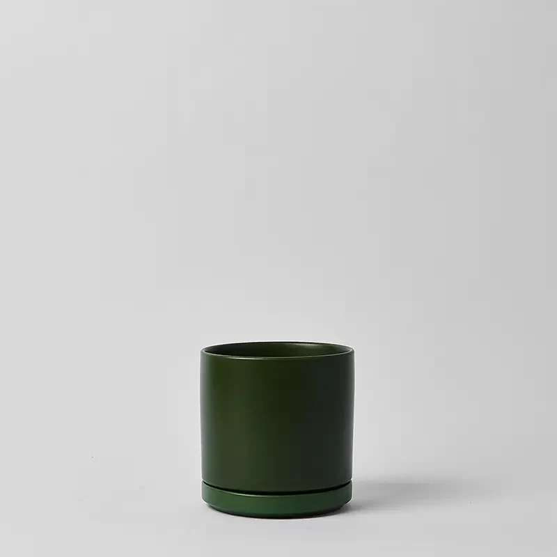 Solid Goods - Ceramic Cylinder with Saucer - Fluent Trends