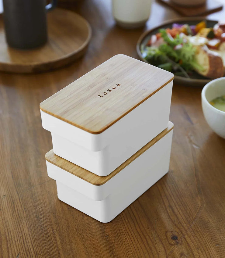 Airtight Food Storage Container - Bamboo Lid - Fluent Trends