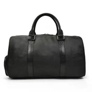 The Endre Weekender | Black Pebbled Leather Weekender - Fluent Trends