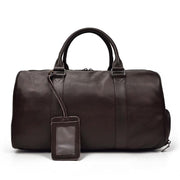 The Endre Weekender | Black Pebbled Leather Weekender - Fluent Trends