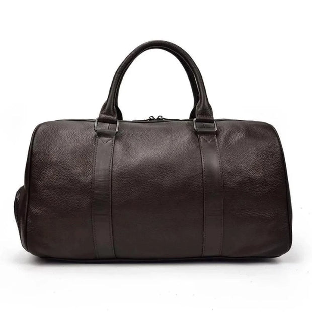 The Endre Weekender | Black Pebbled Leather Weekender - Fluent Trends