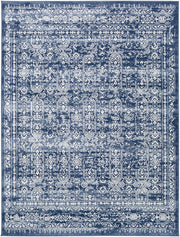 Michie Dark Blue Area Rug - Fluent Trends Area Rugs
