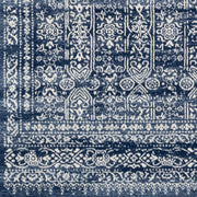 Michie Dark Blue Area Rug - Fluent Trends Area Rugs