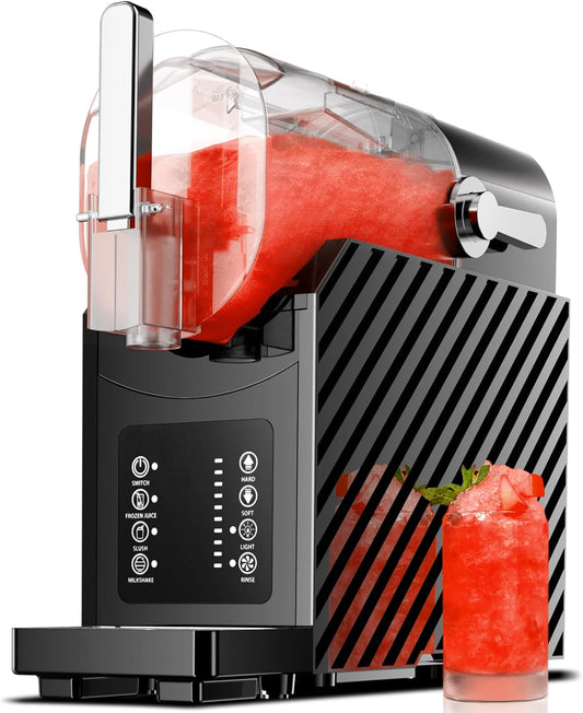 Slushie Machine for Home, Frozen Drink Maker with 3 Preset Modes Frozen Juice Slush Milkshake 58018RBM0 Kismile