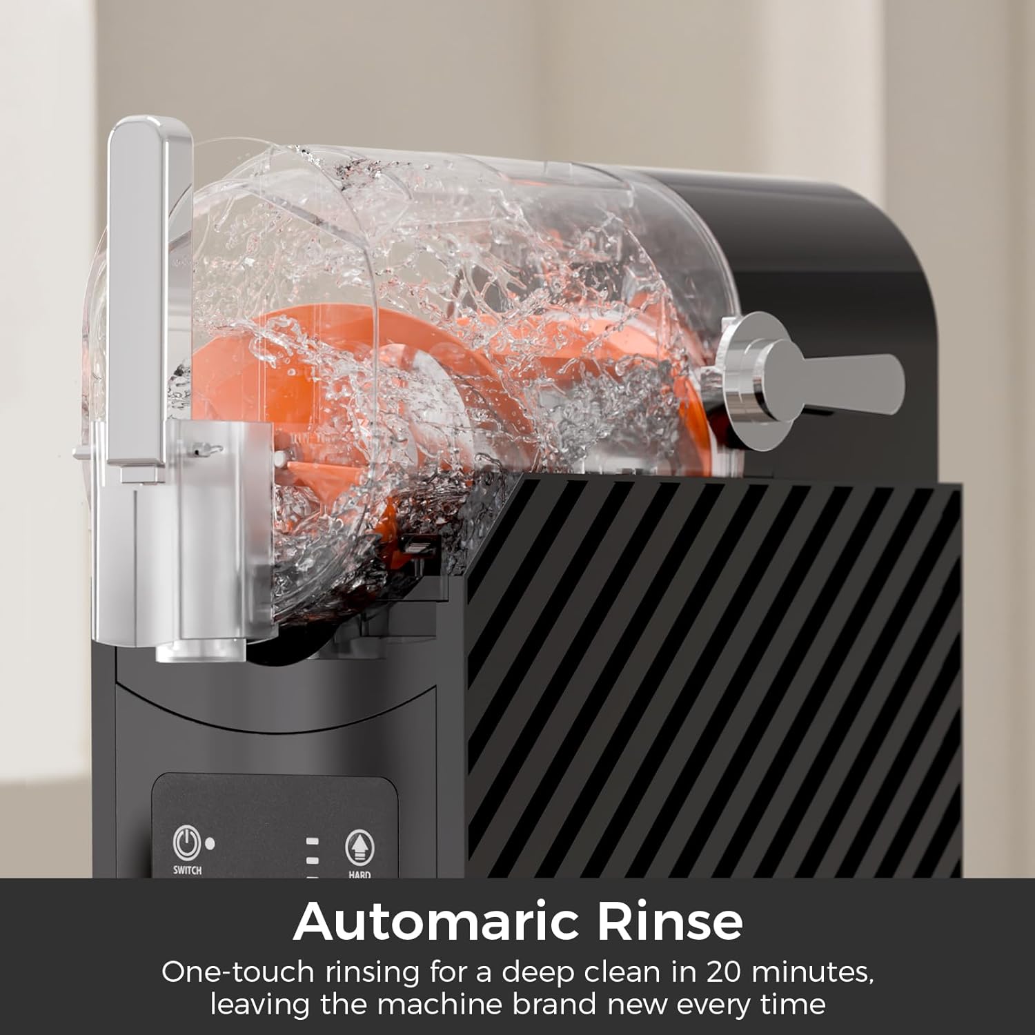 Slushie Machine for Home, Frozen Drink Maker with 3 Preset Modes Frozen Juice Slush Milkshake 58018RBM0 Kismile