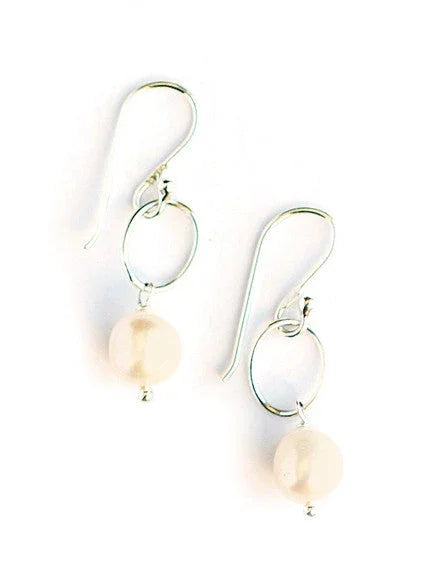 Camila Freshwater Pearl Sterling Earrings - Fluent Trends