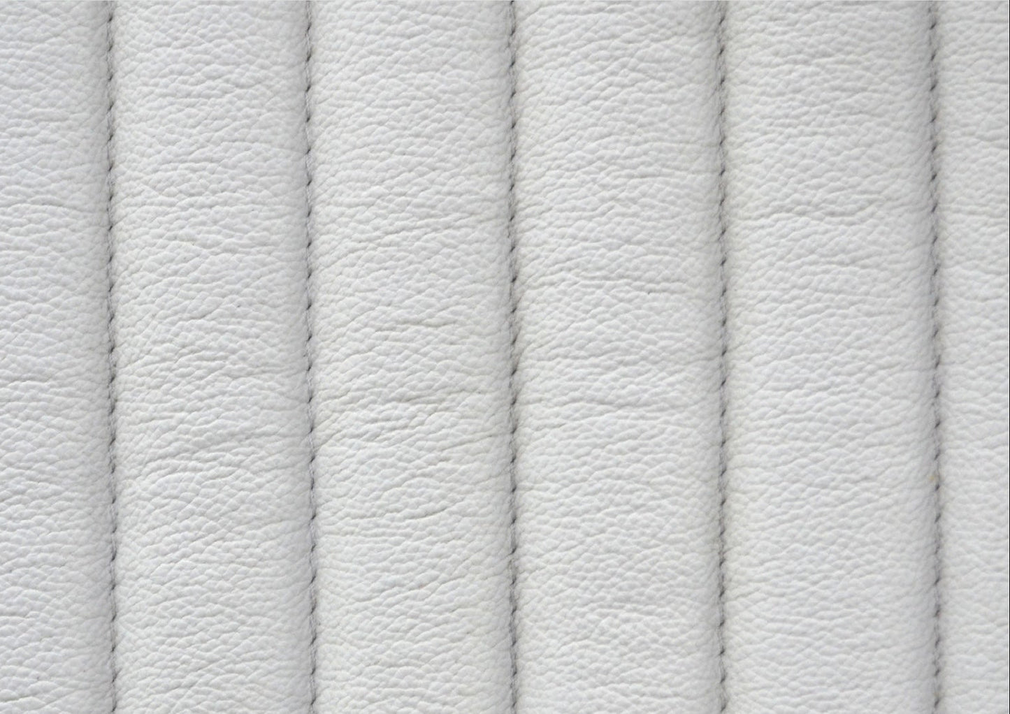 Stanford Ribbed Six-Drawer Leather Dresser white genuine leather ribbed texture close-up vertical fluting detail