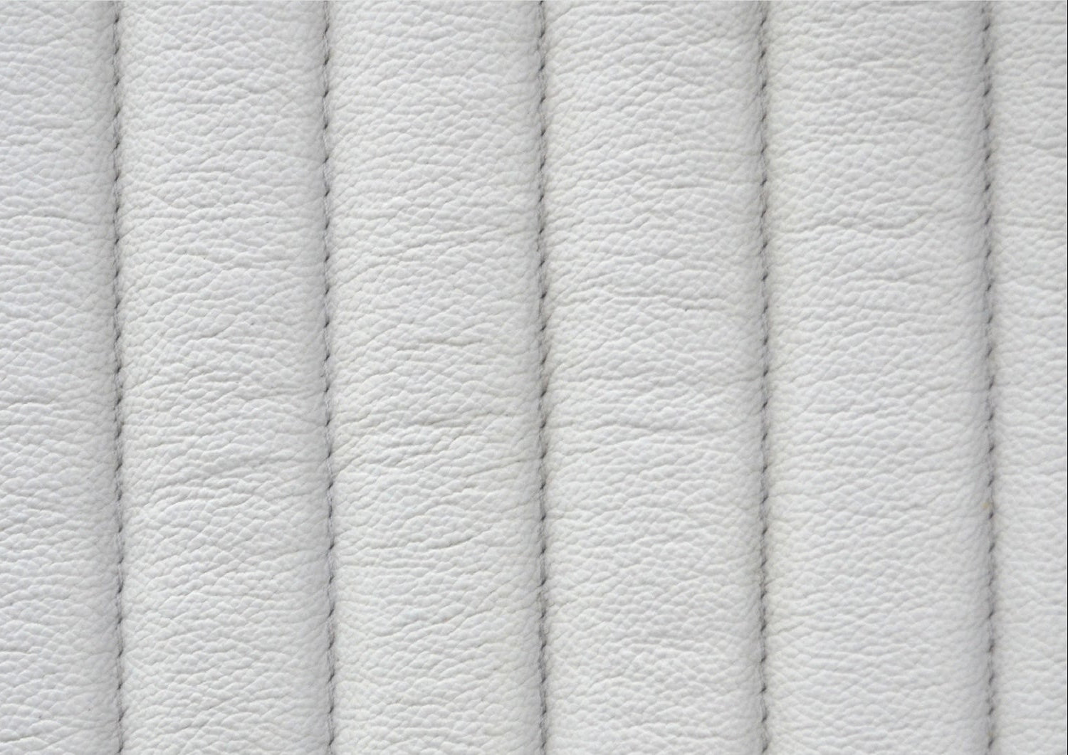 Stanford Ribbed Six-Drawer Leather Dresser white genuine leather ribbed texture close-up vertical fluting detail