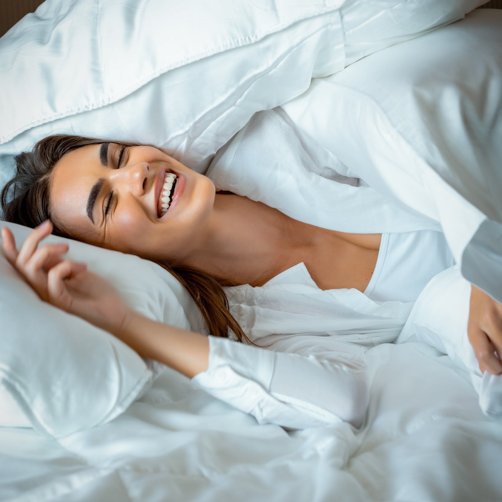 Cooling Comforter Set – Temperature-Regulating Eucalyptus Silk Comforter & Pillow Shams ecobrands®