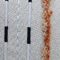 Handwoven Throw Pillow with Fringes 14"X 24" - Fluent Trends Throw Pillow