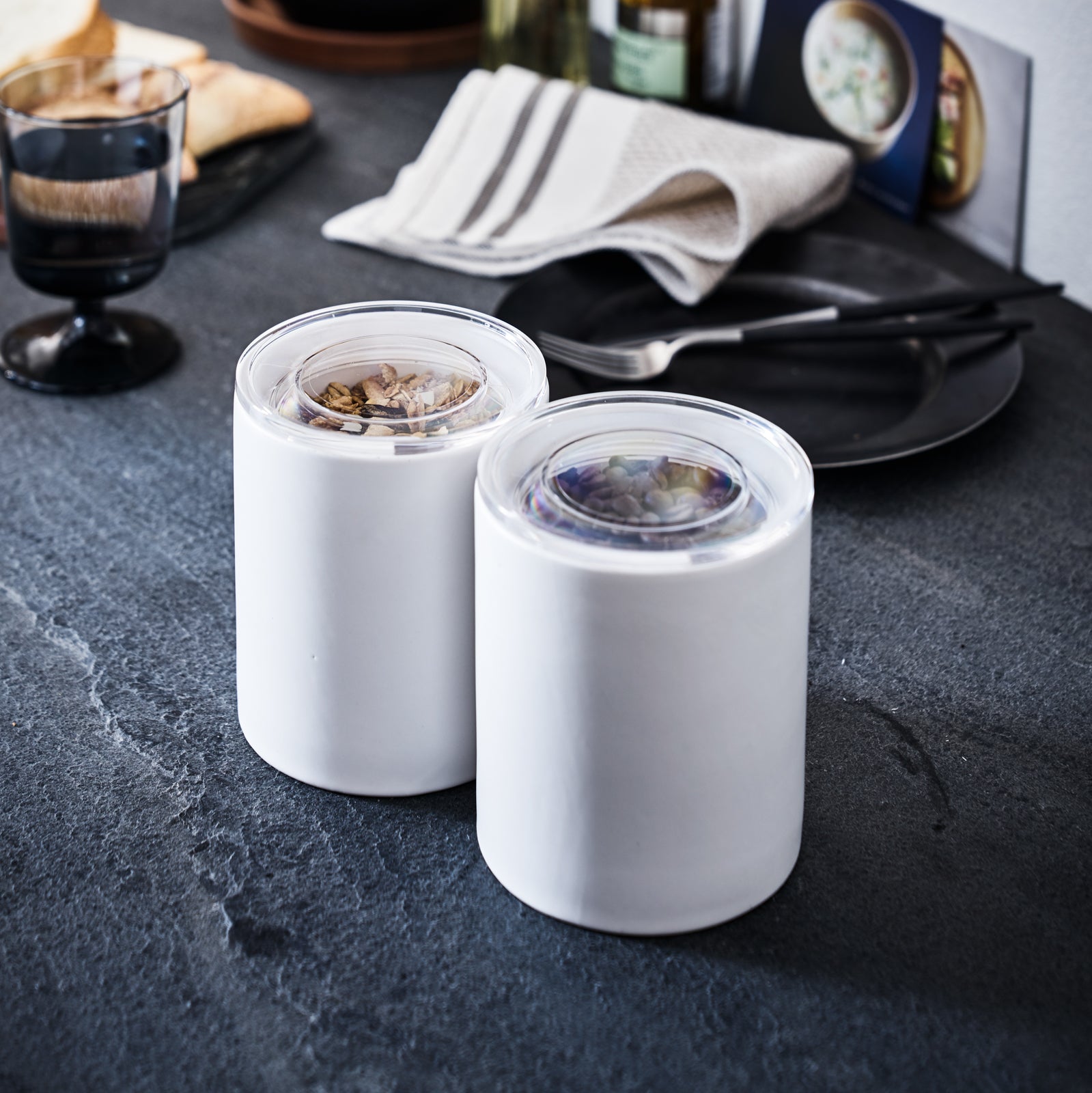 Ceramic Canister - Two Sizes - Fluent Trends