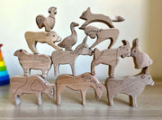 Wooden Farm Animals Set - Fluent Trends