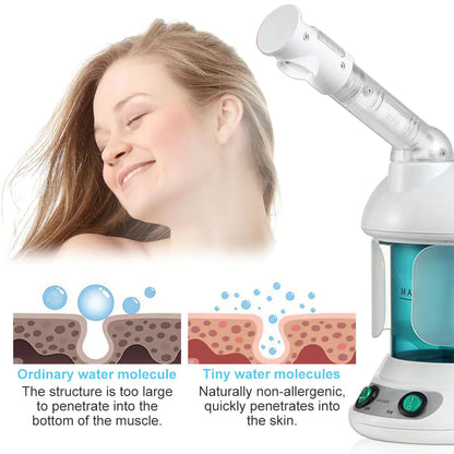 HydraMist Luxe Facial Steamer Berry Charmz